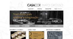 Desktop Screenshot of casacormt.com.br